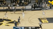 Michigan Basketball Wolverines GIF by Michigan Athletics