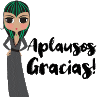la verde girl power Sticker