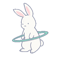 Bunny Training Sticker