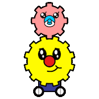 gear expecting Sticker by heehee.m