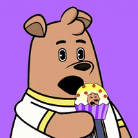 Cupcake What GIF by Meme World of Max Bear