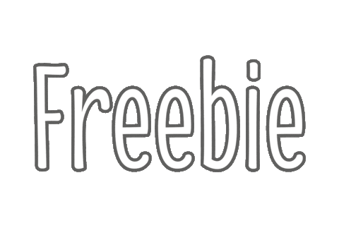 Freebie Sticker by Cria Papel