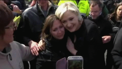 marine le pen GIF by franceinfo