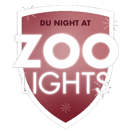 University Of Denver Zoo Lights Sticker by DU Advancement