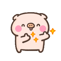 Pig Thumbs Up Sticker