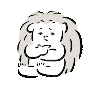 Thinking Hedgehog Sticker