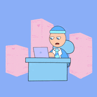 Tired Work GIF by Fatman
