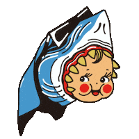 Shark Drain Sticker