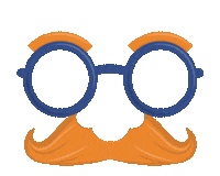 party glasses Sticker by Inter-State Studio & Publishing Co.®