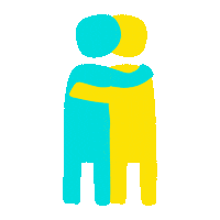 Cuddle Cute Love Sticker by GoVolunteer