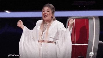 Happy Kelly Clarkson GIF by The Voice