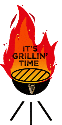 Fire Grilling Sticker by Guinness Malaysia