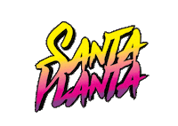 SantaPlantaDistri santa 420 planta canna Sticker