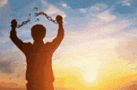 Purbblee chains man with chains man shackled GIF