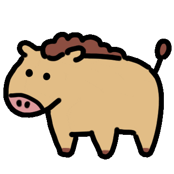 Horse 手書き Sticker by kupaberu