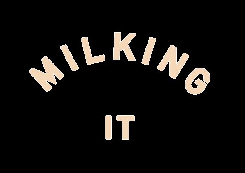 ClaudeandCo giphygifmaker rainbow milkingit rainbowmilkingit GIF