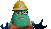 Confused Monsters Inc Sticker by Disney+