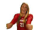 Celebrate Wisconsin Volleyball Sticker by Wisconsin Badgers