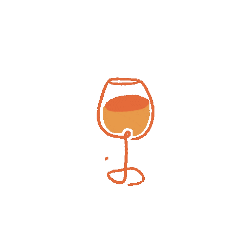 White Wine Sticker by Vinodelice