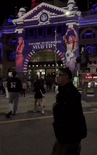 Melbourne Lights Up Flinders Street Station to Welcome Swifties