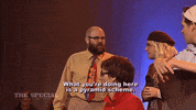 pyramid cheating GIF by The Special Without Brett Davis