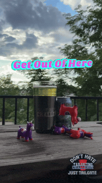 Get Out Of Here GIF by Tailgating Challenge