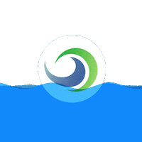 Wellen Sticker by Abwasserverband Welser Heide