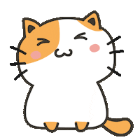 Cat Dog Sticker by Patra Bene