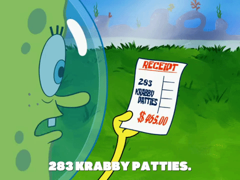 season 6 patty caper GIF by SpongeBob SquarePants