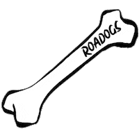 bone roadogs Sticker by Nikki Carvey