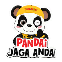 Panda Mascot Sticker by MR.DIY