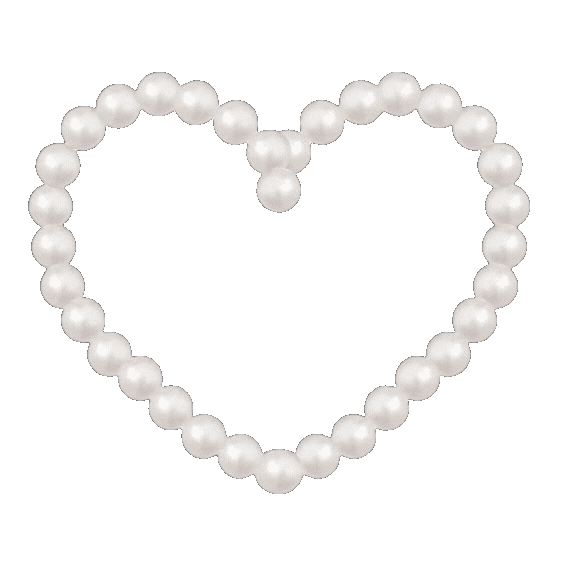 Heart Pearls Sticker by UrbanOutfitters