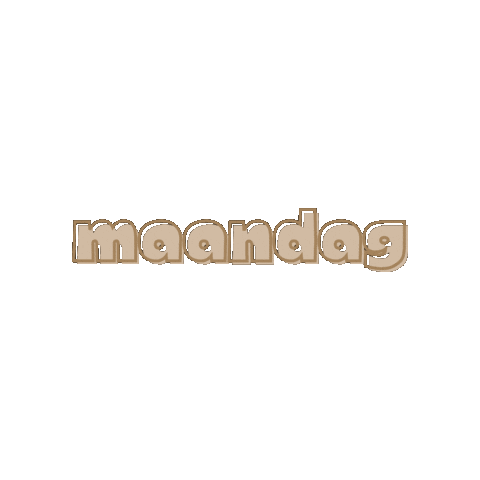 Monday Dag Sticker by Natasja | WATZIJZEGT