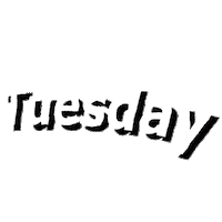 Tuesday Weekday Sticker by Sognando Casa