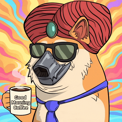 Good Morning Art GIF by Doge Pound