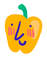 Hungry Food Sticker by Eledraws (Eleonore Bem)