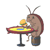 lunch eating STICKER by imoji