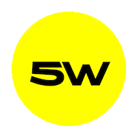 5W Sticker by Fuenfwerken