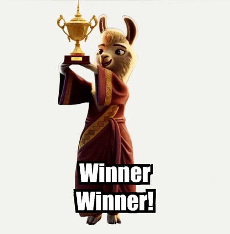 Winner Winner Award GIF by dalaillamazen