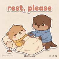 Tired Good Night GIF by Ollie & Lou