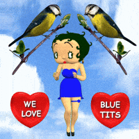 Betty Boop Hearts GIF