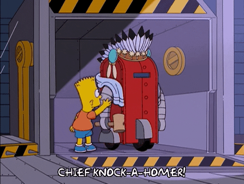 happy bart simpson GIF
