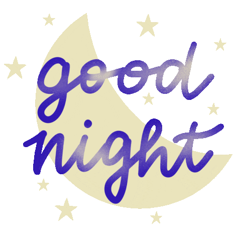 Tired Good Night Sticker