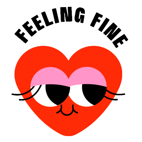 Feeling Good Hearts Sticker by gabicrista