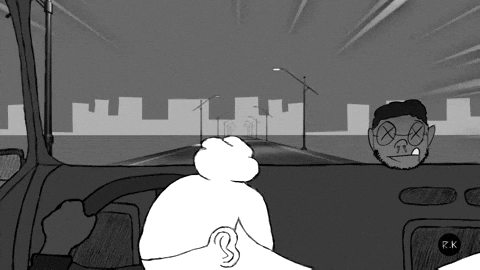 Car Animation GIF by R.K