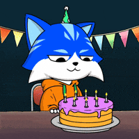 Happy Birthday Cat GIF by Toshithecat