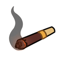 Smoke Cigarette Sticker