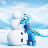 Freezing Winter Wonderland GIF by Claynosaurz
