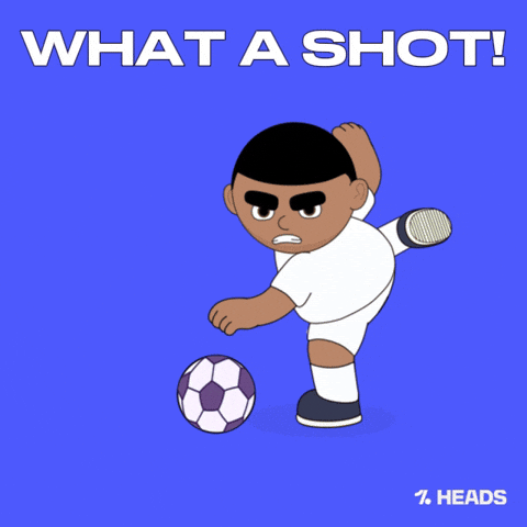 Scoring Football Game GIF by OneFootball Heads