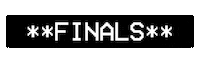Championship Finals Sticker